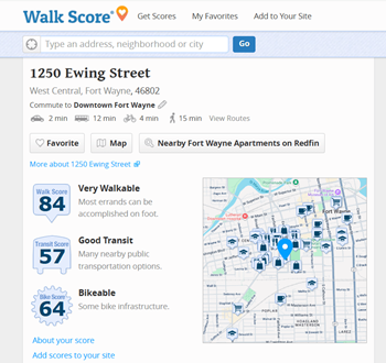Walkable neighborhood